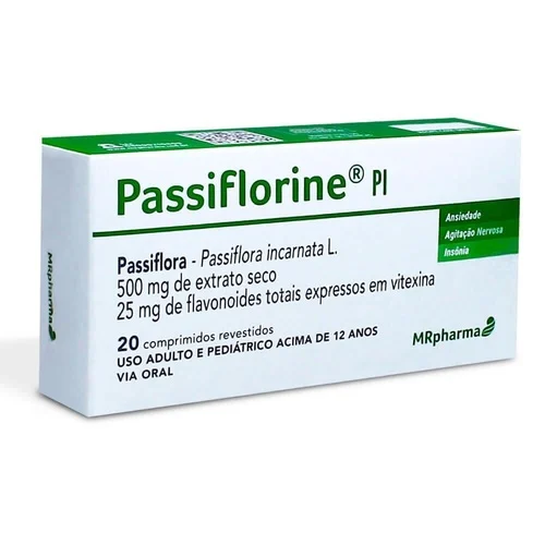 Pasalix PI Passiflora Extra Seco 500mg com 30 comprimidos - Extra Delivery
